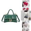 Sac à bandoulière élégant en cuir PU effet alligator pour femmes, sac fourre-tout/messager tendance et durable pour un usage quotidien
