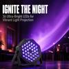 RGB Party Light 36 LEDs Stage Wash Light Disco Light RGB Flat Par Stage Light  Stage