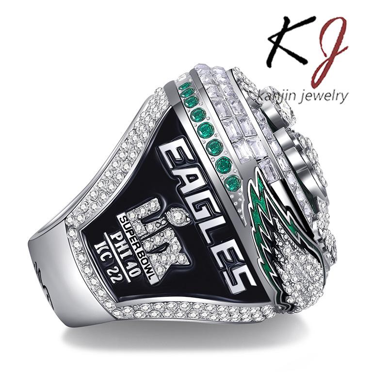 Anello Campionato Eagles 2024-2025 NFL Philadelphia Eagles Anello da Uomo Europa e America