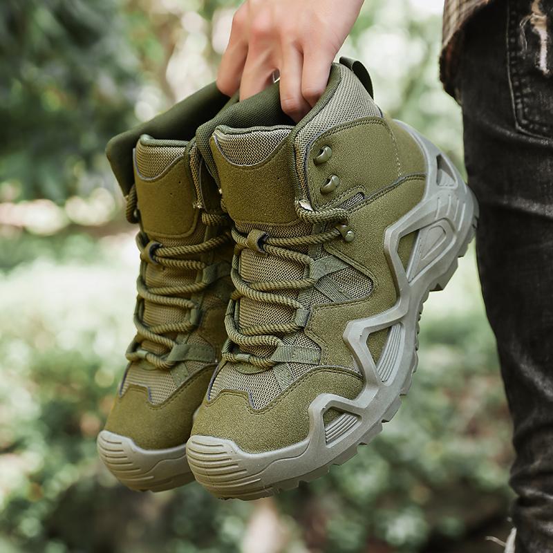 

Golden Sapling Men s High-top Casual Shoes Outdoor Sports Climbing Camping Boots Autumn Winter Anti-Slip Man Comfy Work Shoes 39