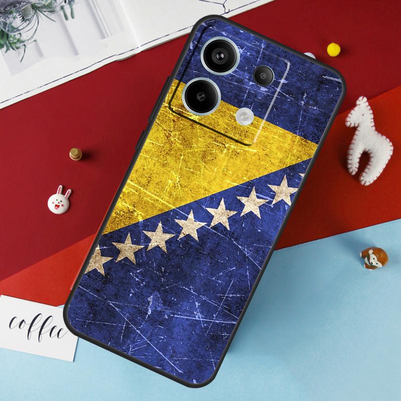Bosnien Flagge Hülle Für Xiaomi Redmi Note 14 Pro 13 12 11 10 15 Pro Plus Redmi 14C 15C 10C 12C 13C 15 Abdeckung