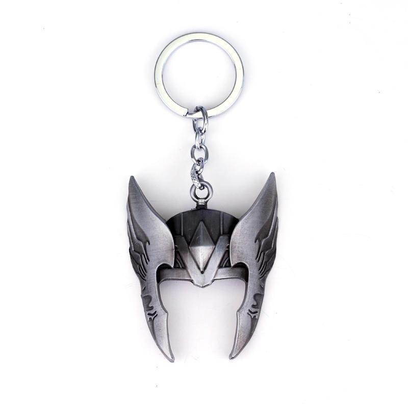 Premium Avengers Thor Mask Alloy Key Chains Keyfob Keyring Gifts Collectible For Fans