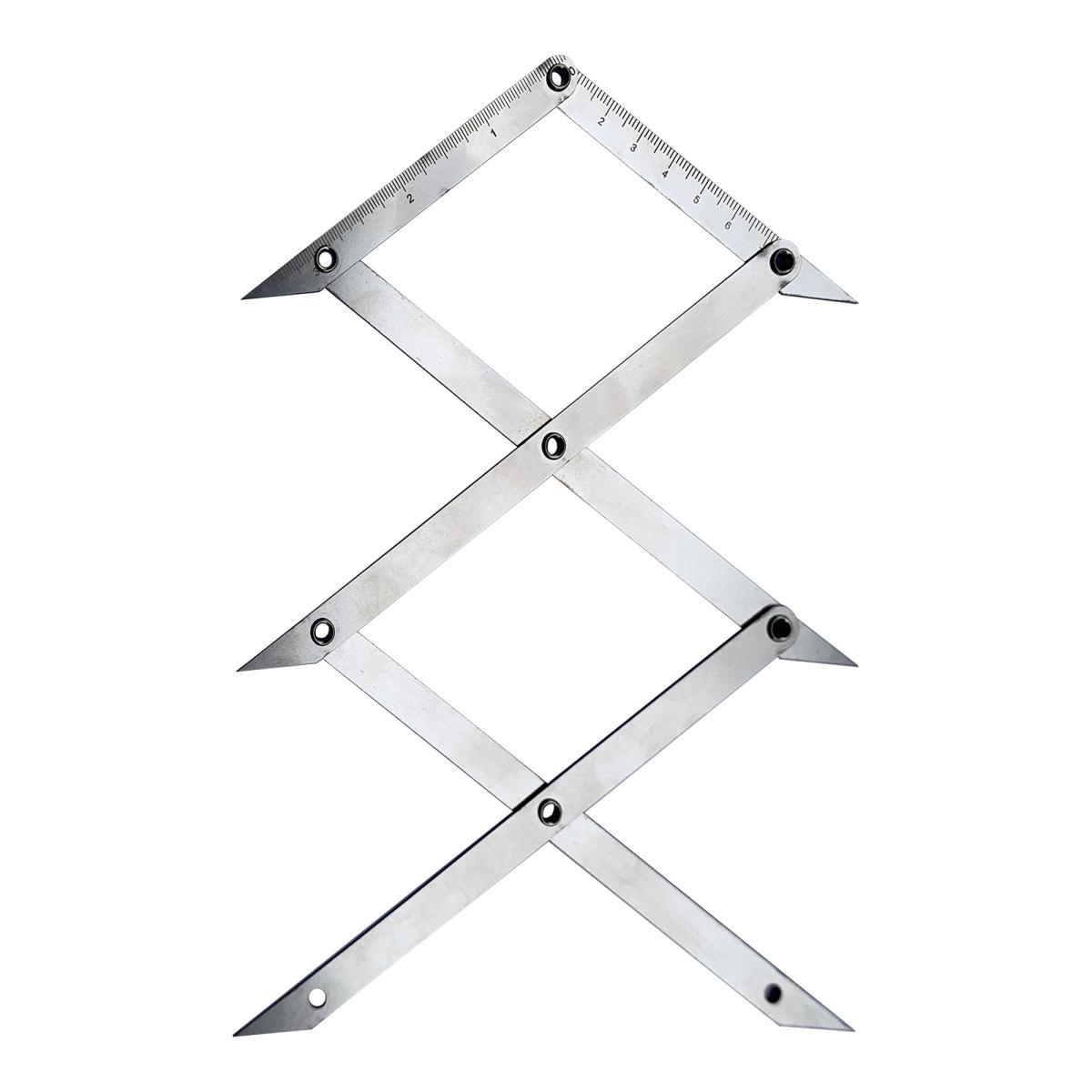 

Центроискатель Yousheng с тремя точками, инструмент для разметки с равными интервалами, высокая точность, простота использования, точный центроискатель для сварки и деревообработки серебряный