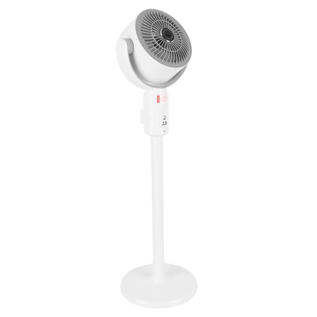Standing Fan 180 Degree Manual Vertical Oscillating Fan Quiet Floor Fan with Remote Adjustable Height 5 Speeds 8H Timer