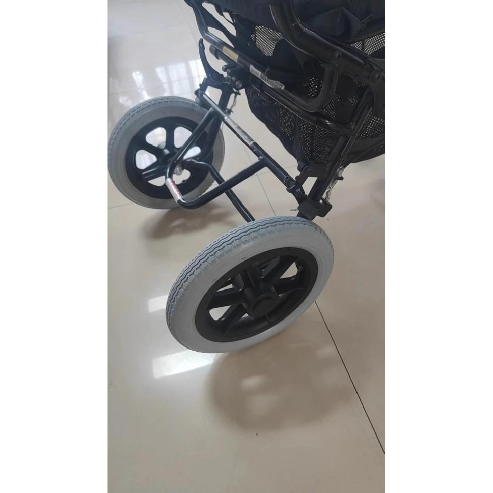 1Pcs 12 Inch Polyurethane Solid Wheelchair Tire - 30mm Wide Non-pneumatic Replacement Wheel