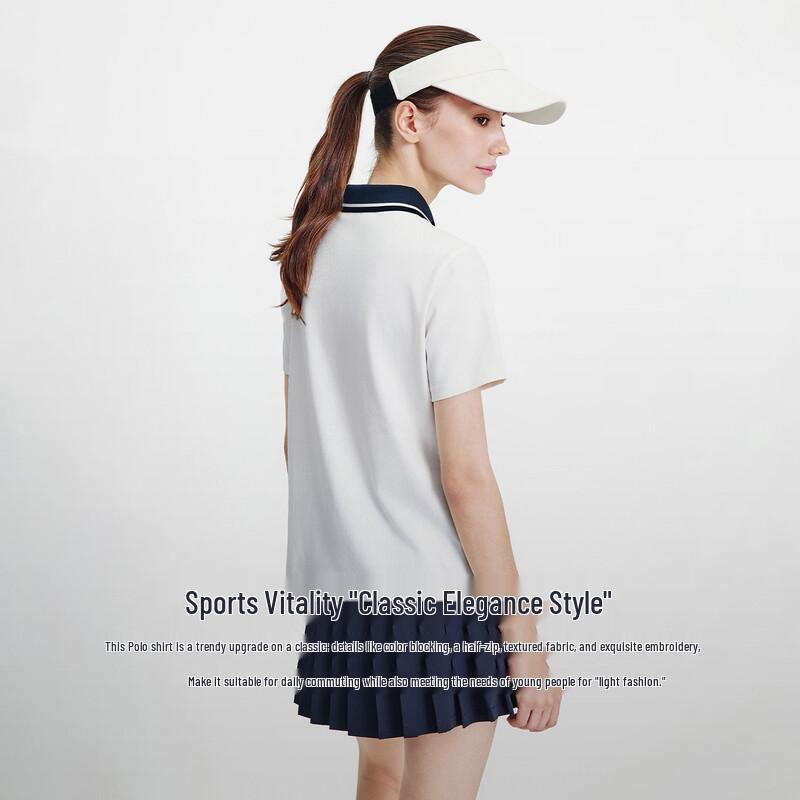 Navigare Women's 2026 Spring Short Sleeve Polo T-shirt