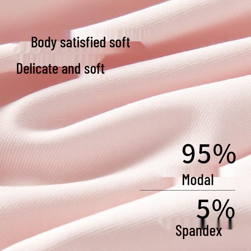 LangSha Women's High-Waist Modal Tummy Control Briefs with Antibacterial Crotch