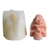 Rose Skull Head Silicone Mold DIY Crafts Project Reusable Soap Candle Plaster Chocolate Baking Tool Supplies Accessory