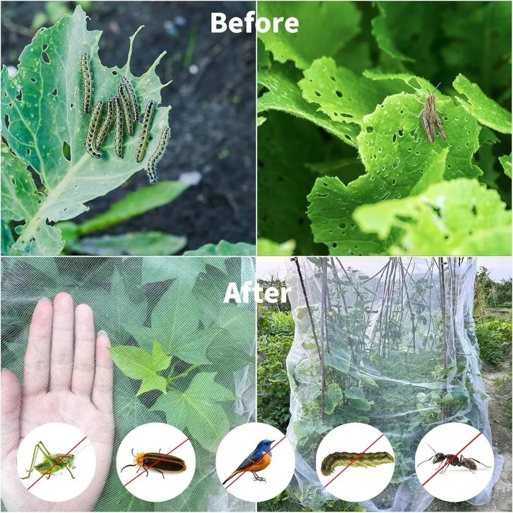 Ultrafeinmaschiges Gartengemüsenetz Atmungsaktives Netzgewebe Pflanzen Netzabdeckung UV-beständig Reißfest