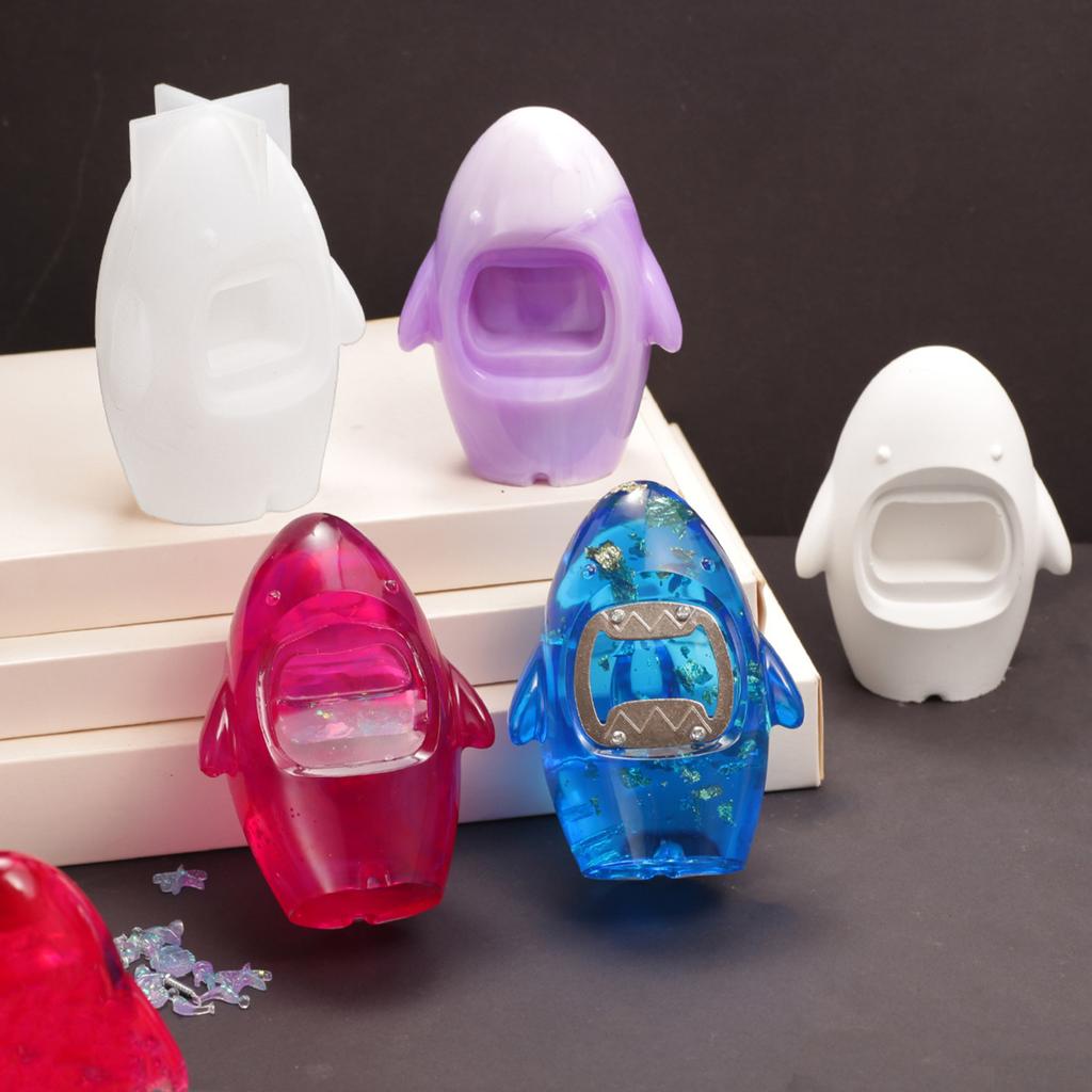 Handcrafting Materials Set Bottle Opener Silicone Molds Set Silicone Crafting Mold Metal Tool Flowing Sand Materials Set