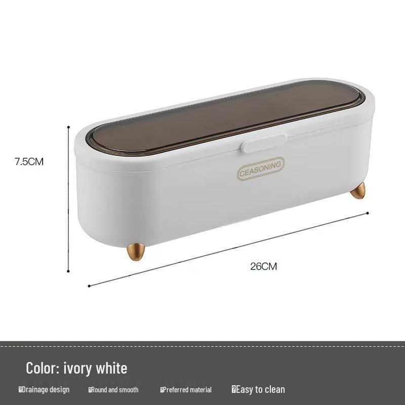 New Multi-Grid Seasoning Box Set: Sealed Kitchen Storage for Salt, MSG, and More