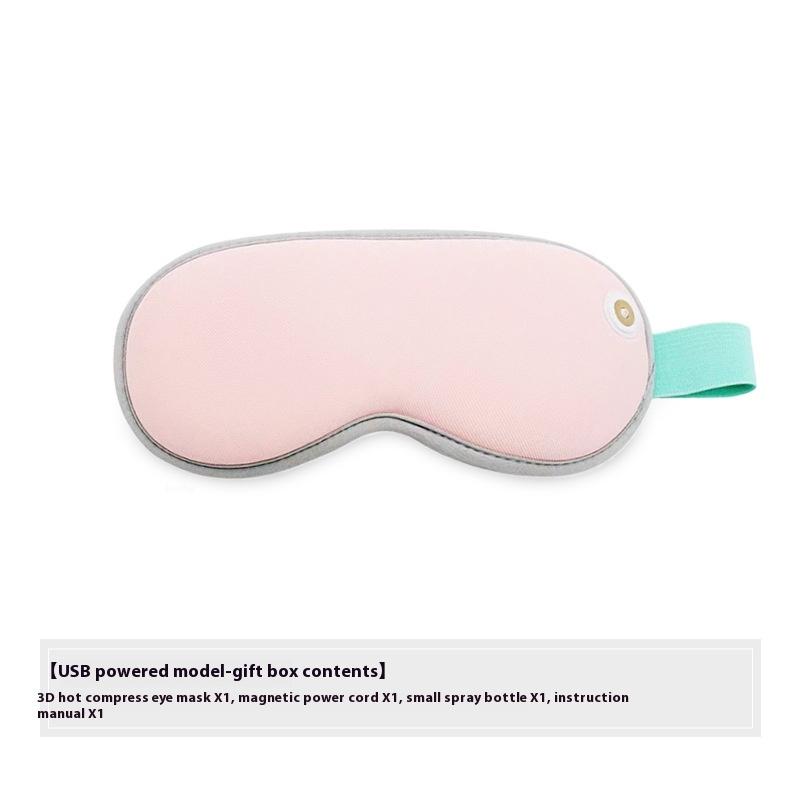 Heated Sleep Eye Mask USB Magnetic Steam Cover With Smart Timer Temperature Control And Adjustable Heat