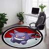 1pc Ghost Pokémon Office Round Area Rug, Indoor Mat Suitable For Office, Under Office Chairs Bedroom Living Room Home Decor  A0908129