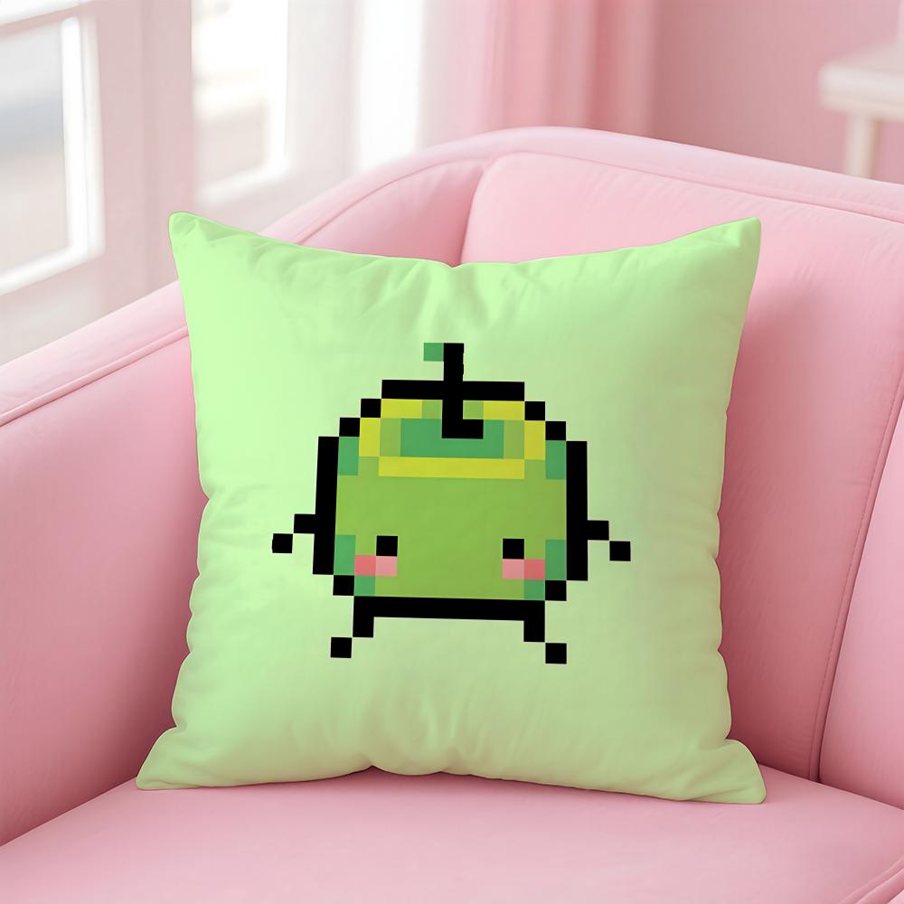 JJunimo Cushion Cover Pillow Case Soft Friendly Fabric  Concealed Zipper