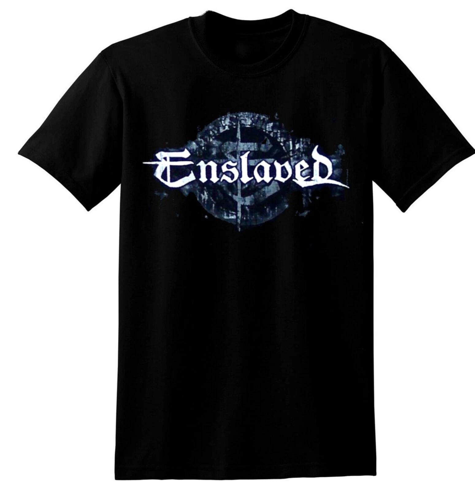 ENSLAVED cd lgo NEW LOGO Official SHIRT LAST SMALL New OOP vertebrae 2XL