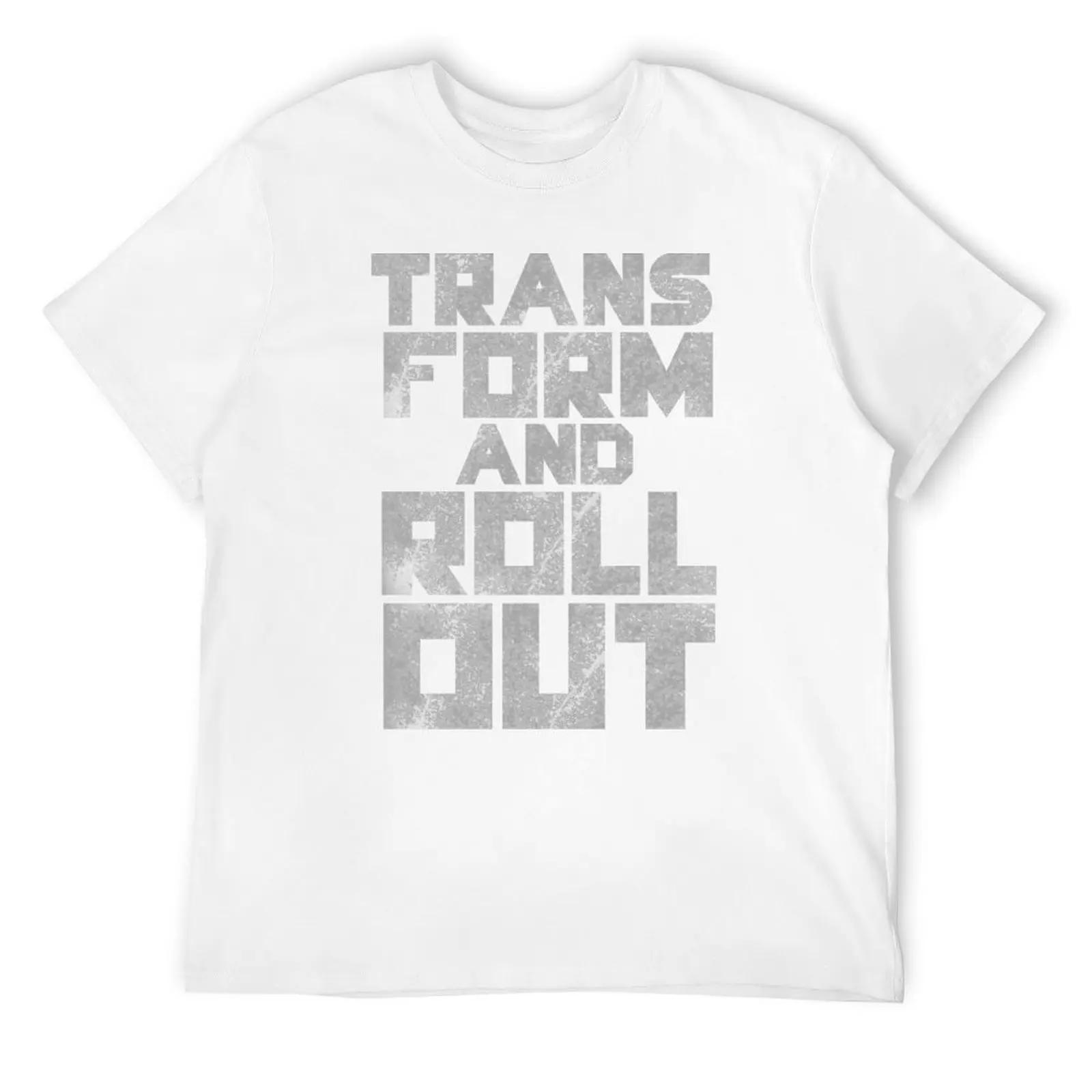Футболка Transform Винтажные футболки Свитшоты Графические футболки Топы больших размеров Мужские футболки S белый 1428₽
