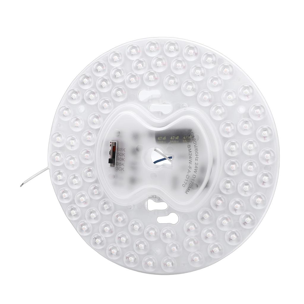 6.6in LED Ceiling Fan Light Retrofit Panel 24W Ceiling Light Replacement Board 5CCT 3000K 3500K 4000K 5000K 6500K