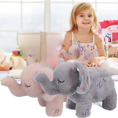 Sleeping Animal Cuddly Toy With Breathing Movement And Music Plush Slumber Animal Toy Sleeping Animal Music Box Made Of Plush For Newborn Baby Toys