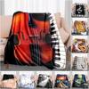 1PC Piano Keys Music Printed Blanket, All Season Lightweight Home Office Outdoor Nap Multifunctional Blanket A18
