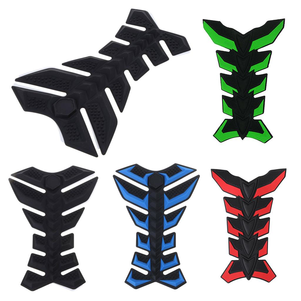 Fuel Oil Tank Pad Protector Cover Motorbike Rubber Decals Tank Sticker Motorbike Self Adhesive Waterproof Sticker