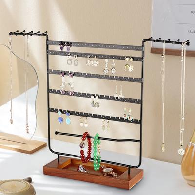 New Necklace Hanging Jewelry Display Rack Removable Jewelry Storage Earrings Bracelet Jewelry Storage Rack