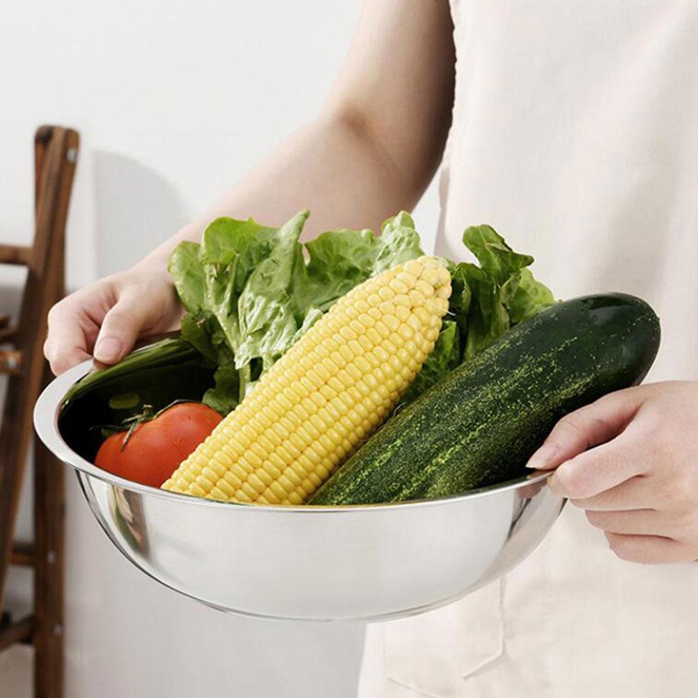 Large Stainless Large Bowl Steel Basin Mixing Large Stainless Steel Mixing Bowl Bowl Kitchen Large Stainless Steel Bowl Tool