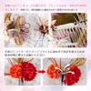 Hair Ornaments for and Features Includes Mizuhiki Crafts and Premium Artificial Set of 2 Hair Available In 5 Colors Dark [OTAKUMARKET] Yukata,