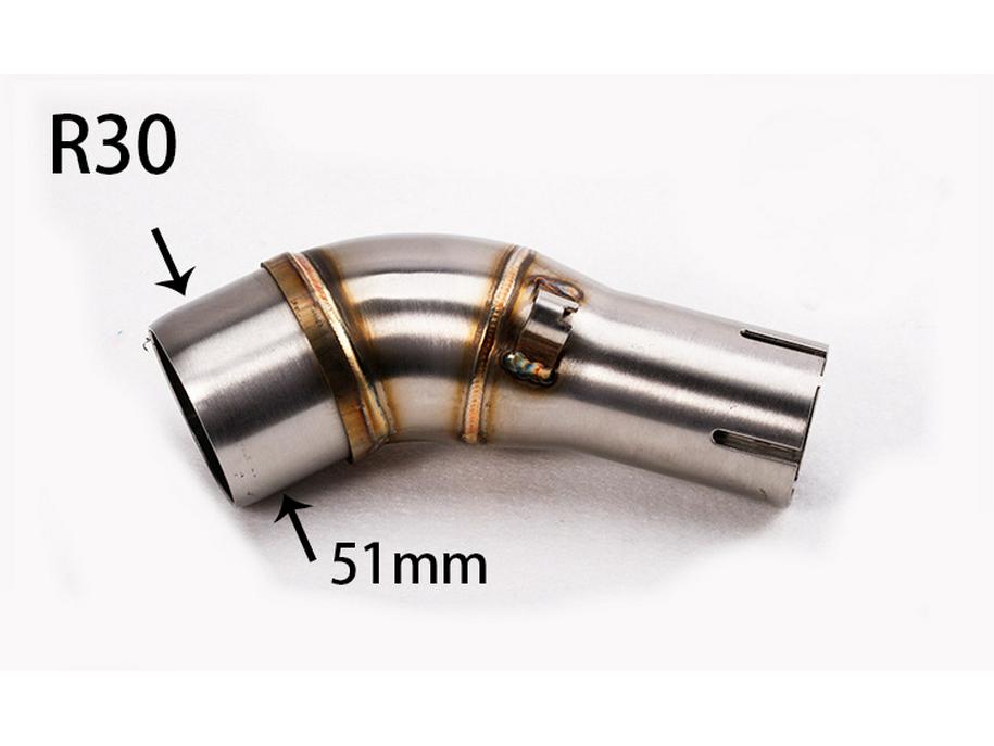 Yamaha R30 Exhaust Pipe Adapter & Mid-Section Connector Bend