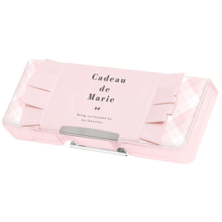 

Kamiojapan Compact pen case with frills double-sided [Pink]