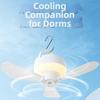 USB Rechargeable Ceiling Fan Light Silent Operation Ceiling Lamp Hanging Fan Light  Camping Tent