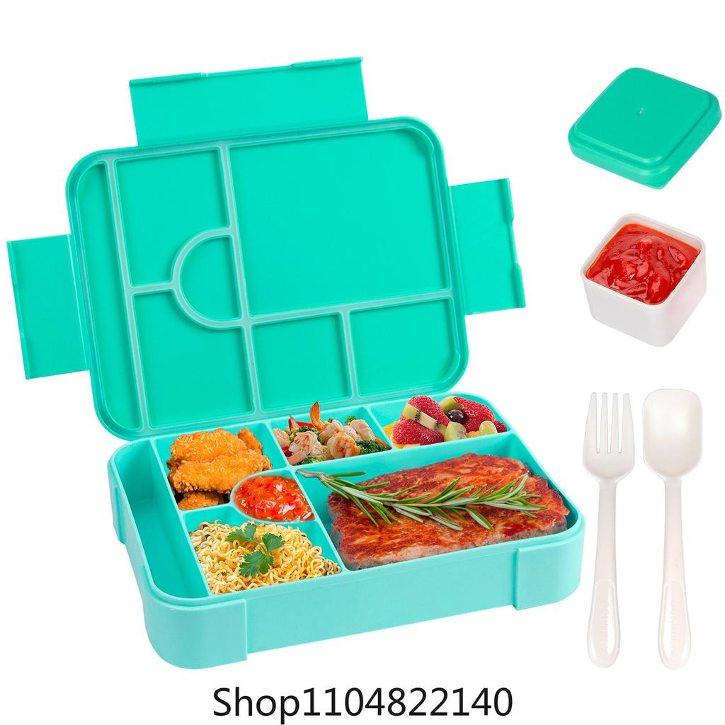 Adorable Kids Lunch Box Student Microwave Safe Travel Bento Box Picnic Container Portable Leak Proof Fruit Salad Bento Box Adult