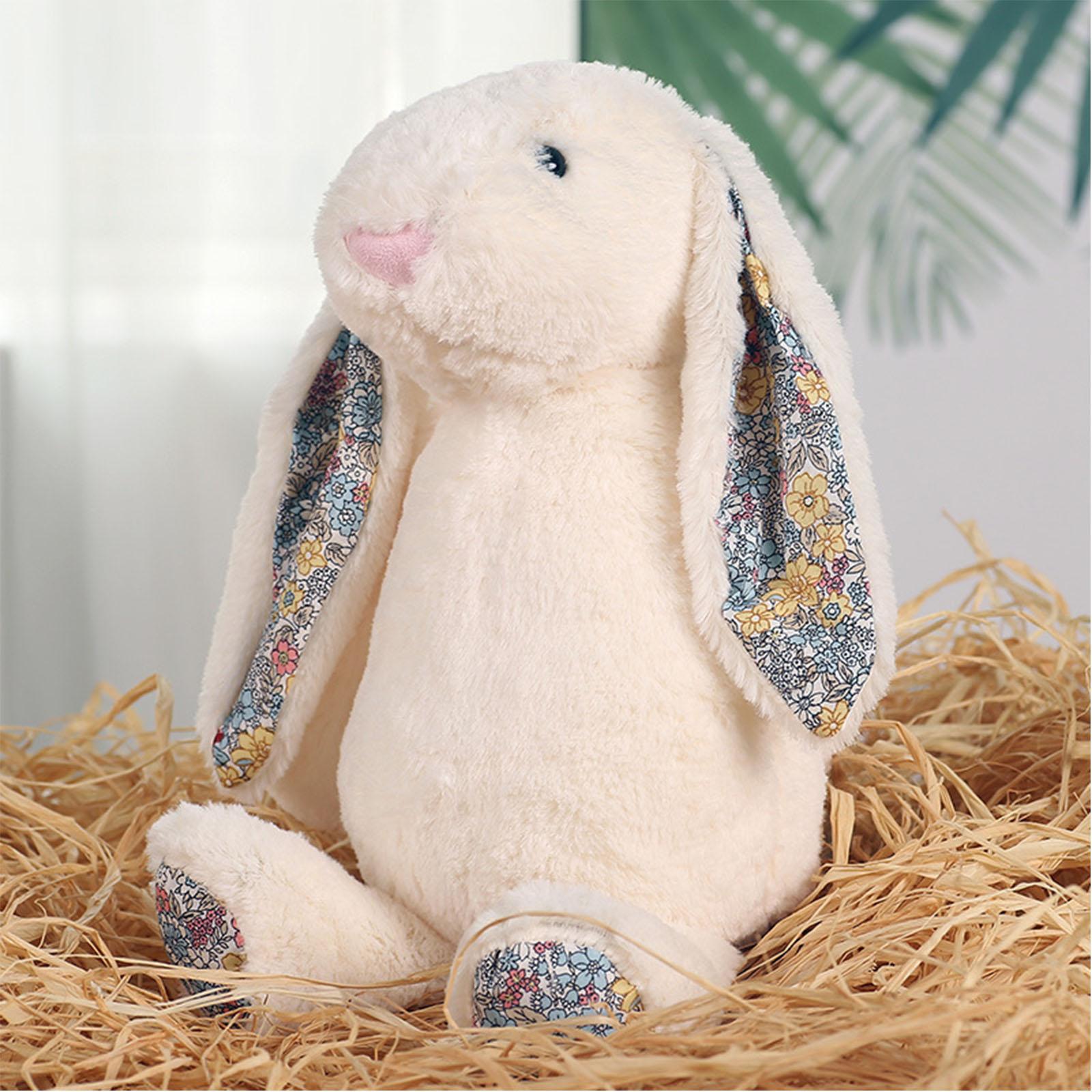 

Long Ear Bunny Cartoon Toy Dolls For Kids Children Birthday Gift One Size