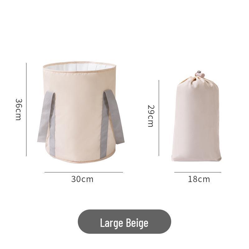 Portable Foldable Insulated Foot Bath Bucket for Adults - High Deep Over Calf Design