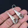 Green Amethyst Gemstone Earrings Solid 925 Sterling Silver Handmade Drop Dangle Earrings Jewelry Valentine's Day Gift For Loved Ones