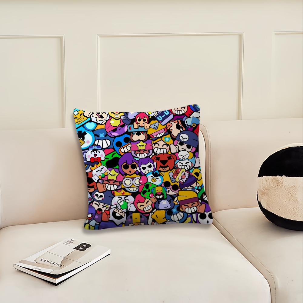 Game B-BrawlES S-StarEs B Pillow Case Home Sofa Living Room Office Shop Cover Printing Comfort Decoration Nordic Simplicity