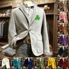 Men's Printed Corduroy Pocket Suit Jacket Cardigan Men's Casual Suit