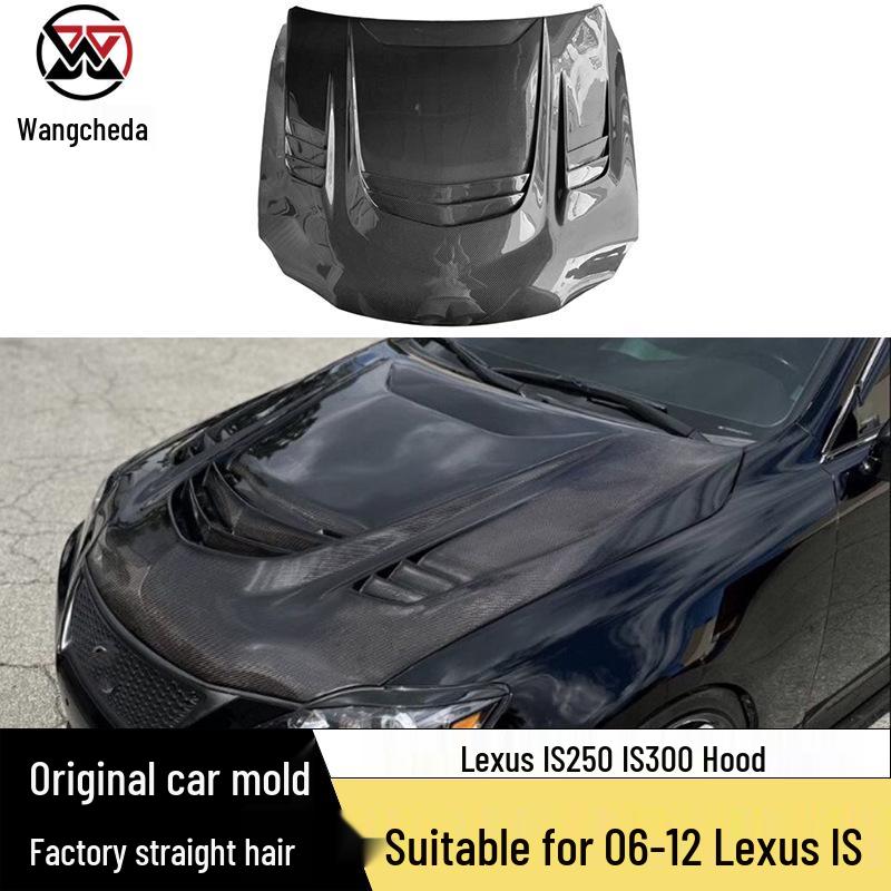 

Carbon Fiber V-Style Hood Cover Kit for 06-12 Lexus IS250/IS300