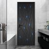 2pcs/set Sci-fi Circuit Line Door Art Mural Sticker Bedroom Background Wall Poster Home Decor Peel & Stick Waterproof Wallpaper