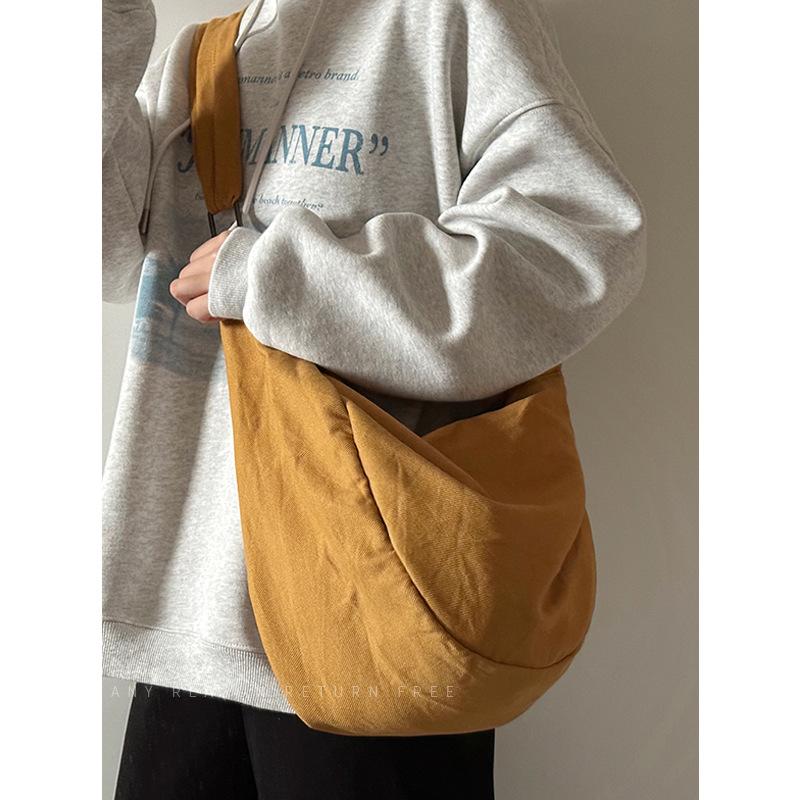 

Сумка нова жіноча модна осінньо-зимова сумка великої місткості через плече сумка для пельменів полотняна сумка-тоут чорна приміська сумка жовтий