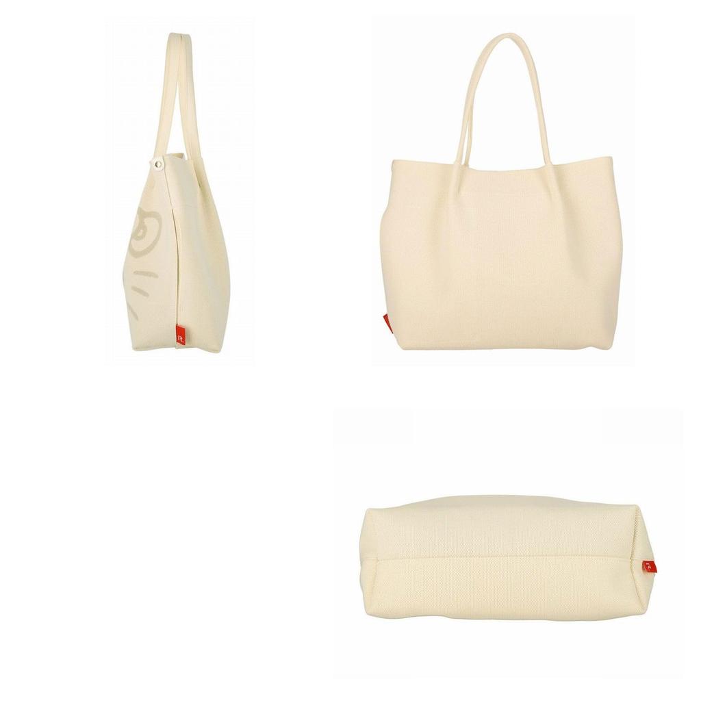 [Rootote] 8381 A4 Size Storage, Lightweight, Self-Standing, Single-Hook, Solid Color, Hand Washable, Stylish and Cute Tote Bag, IP.Medium.Ruful.Hello