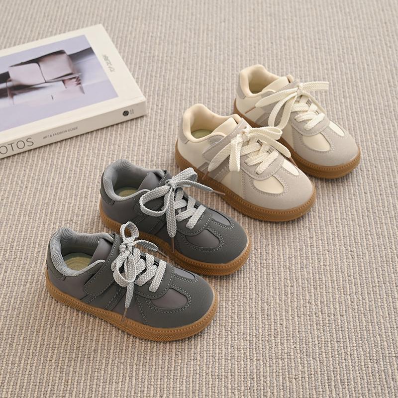 2025 autumn new Korean version of children's moral training shoes medium and small children's women's treasure soft-soled Forrest Gump shoes bo