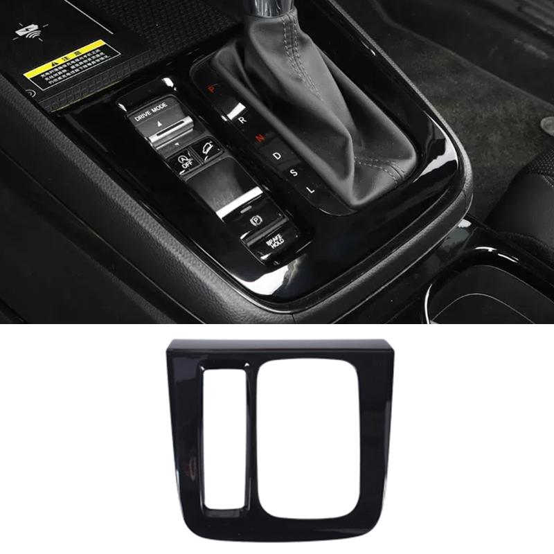 Bright black Interior Gear Shift Panel Trim For Honda CRV CR-V 2024