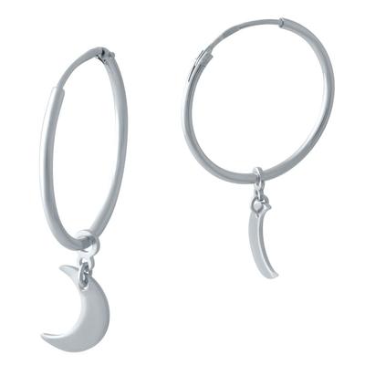 Silberne Ohrringe ohne Steine (2023890)