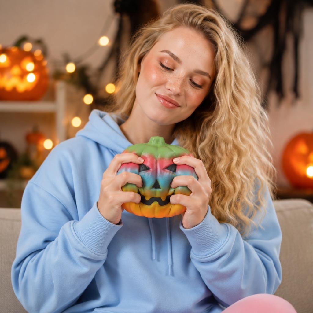 Pumpkin Shape Slow PU Toy - Sensory Toy for Kids and Adults