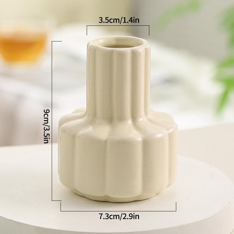 Ins Ceramics Vase Plant Flower Bottle Table Decoration Flower Vase Colorful Vases Wedding Decoration Home Decoration
