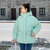 Padded clothes women's winter clothes new down padded clothes women's loose hooded short thickened women's padded jacket