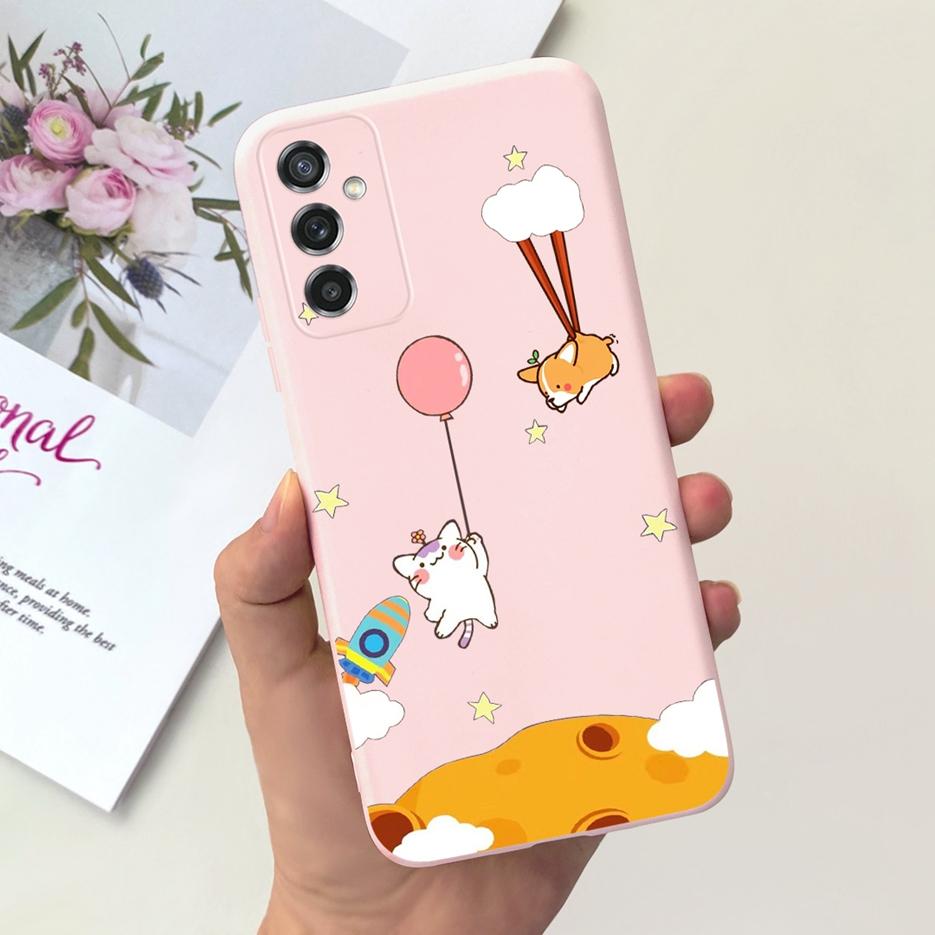 For Samsung Galaxy M52 5G Case SM-M526B Cute Dinosaur Cartoon Back Cover Soft Silicone Phone Case For Samsung M52 M 52 5G Fundas