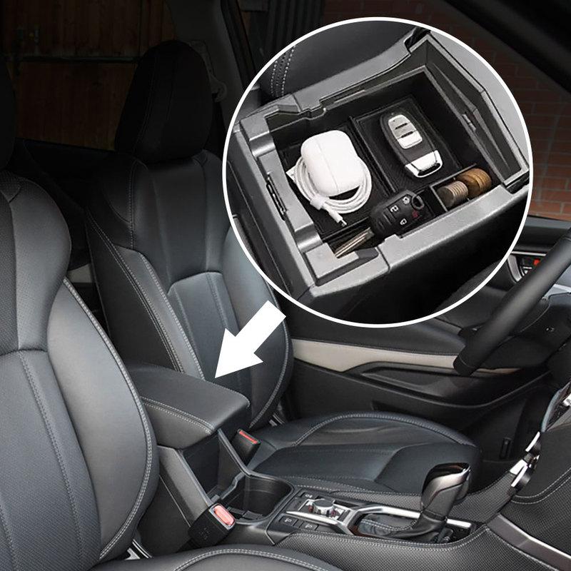 Plateau Organisateur de Console Centrale Pour Subaru Forester 2024 Boîte de Rangement Accoudoir Intérieur