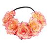 Halloween Rose Hair Band Hair Hoop Cosplay Costume Party Flannel Flowers Crown Headband Festival Hair Garland Wedding