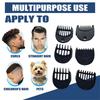 A52Q Beard Trimmer Attachment, 1/2/3/5/7/9mm Replacement Shaver Guide Combs, for Braun Series 3 BT32 Electric Razors